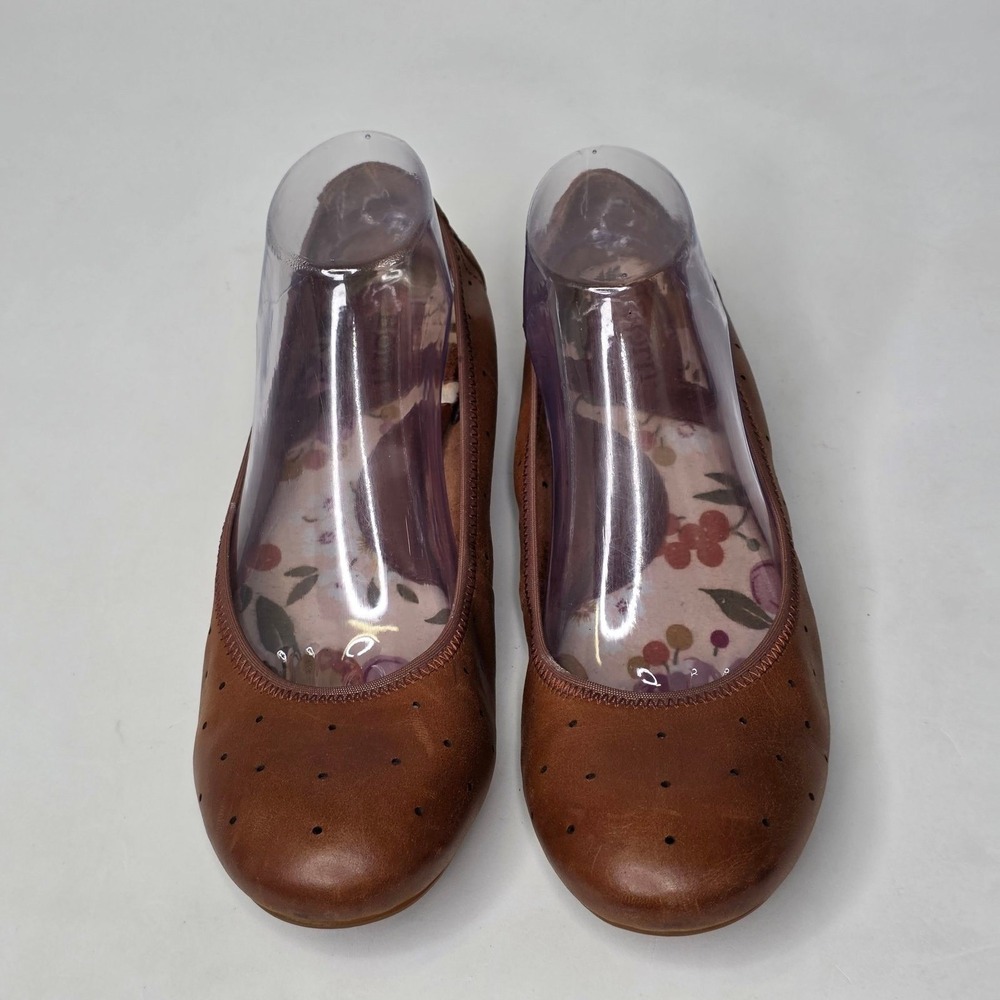 Born Ballet Women's Size 9 Brown Tan Leather Flats Loafers Slip On Comfort Shoes - Picture 12 of 12